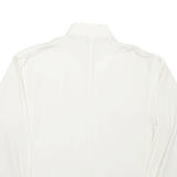 Womens Blouse Beige High Neck Long Sleeve XL