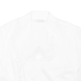 WALDORFF Womens Cropped Blouse White V-Neck M