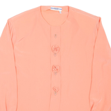 Womens Blouse Pink Long Sleeve L