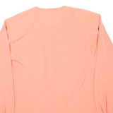 Womens Blouse Pink Long Sleeve L