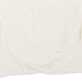 Womens Cropped Shirt Beige Collared M