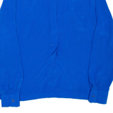 Womens Shirt Blue Collared Long Sleeve M