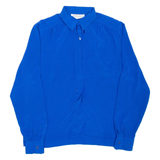 Womens Shirt Blue Collared Long Sleeve M