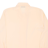 Womens Blouse Pink Collared Long Sleeve L