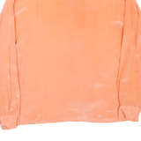 Womens Blouse Pink High Neck Long Sleeve L