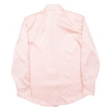 Womens Shirt Pink Collared Long Sleeve UK 14