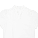 Womens Top White V-Neck M