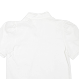 Womens Top White V-Neck M