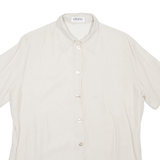 OLSEN COLLECTION Womens Shirt Beige Collared L
