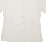 OLSEN COLLECTION Womens Shirt Beige Collared L