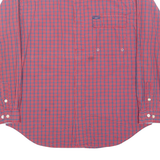 TOMMY HILFIGER Tommy Jeans Mens Shirt Red Check Long Sleeve L