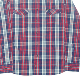 LEE Mens Shirt Red Check Long Sleeve 2XL