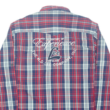LEE Mens Shirt Red Check Long Sleeve 2XL