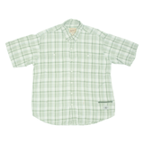 WOOLRICH Travel Outfitter Mens Flannel Shirt Green Check XL