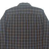 TOMMY HILFIGER Mens Shirt Brown Check Long Sleeve XL
