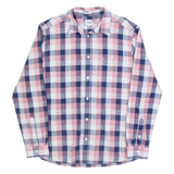 WRANGLER Mens Shirt Blue Plaid Long Sleeve L
