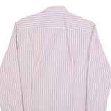 HUGO BOSS Slim Fit Mens Shirt Red Striped Long Sleeve M