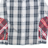 LEVI'S Mens Shirt Black Plaid Long Sleeve M
