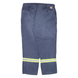 CARHARTT Workwear Mens Trousers Blue Loose Straight W38 L29