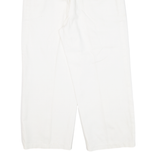 H&M Cropped Womens Trousers White Loose Straight W27 L22