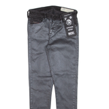 DIESEL Slandy-Zip Womens Trousers Black Relaxed Skinny W27 L27