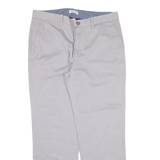 NAUTICA Mens Trousers Grey Classic Straight W34 L30