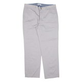 NAUTICA Mens Trousers Grey Classic Straight W34 L30