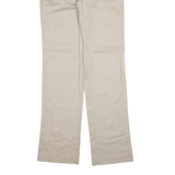 Womens Trousers Beige Regular Straight W27 L33