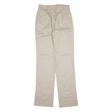 Womens Trousers Beige Regular Straight W27 L33