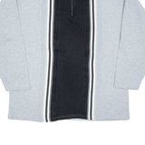 LETS GO Mens Sweatshirt Grey Collared XL