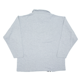 LETS GO Mens Sweatshirt Grey Collared XL
