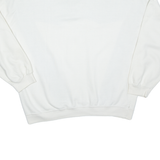 Mens Sweatshirt Beige V-Neck XL