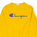 CHAMPION REVERSE WEAVE Mens Sweatshirt Yellow XS