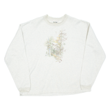 Womens Sweatshirt Beige 90s L