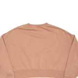 NIKE Cropped Womens Sweatshirt Brown L