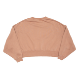 NIKE Cropped Womens Sweatshirt Brown L