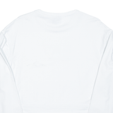 EA7 EMPORIO ARMANI Cropped Womens Sweatshirt White M