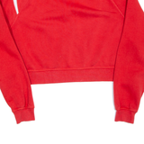 NIKE Cropped Womens Sweatshirt Red M