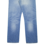 LEVI'S 504 Jeans Mens Blue Regular Straight Stone Wash W36 L32