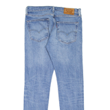 LEVI'S 512 BIG E Jeans Mens Blue Slim Tapered Stone Wash W31 L32