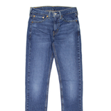 LEVI'S 519 Jeans Hi-Ball Mens Blue Slim Skinny Stone Wash W28 L30