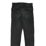 LEVI'S 512 BIG E Jeans Mens Black Slim Tapered W30 L32