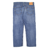 LEVI'S 514 Jeans Mens Blue Slim Straight Stone Wash W36 L26