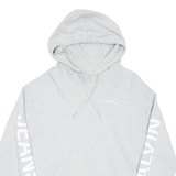 CALVIN KLEIN JEANS Cropped Womens Grey Hoodie Pullover L