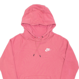 NIKE Womens Pink Hoodie Pullover S