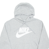 NIKE Womens Grey Hoodie Pullover S