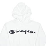 CHAMPION Womens White Hoodie Pullover XS