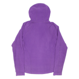 THE NORTH FACE Womens Purple Hoodie Full Zip S