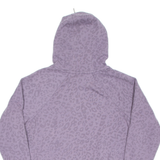 CALVIN KLEIN Womens Purple Hoodie Pullover L
