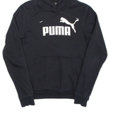 PUMA Womens Black Hoodie Pullover UK 10